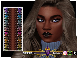 Sims 4 — Solstice Eyes by EvilQuinzel — - Facepaint category; - Female and male; - Toddler + ; - All species; - 18