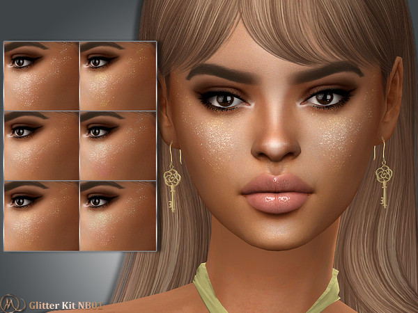 Sims 4 — Glitter Kit NB01 by MSQSIMS — - Base Game - Teen-Elder - Female/Male - 6 Swatches - Skin Detail Category - HQ