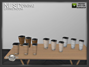 Sims 4 — Nesd dining room vase deco 1 by jomsims — Nesd dining room vase deco 1