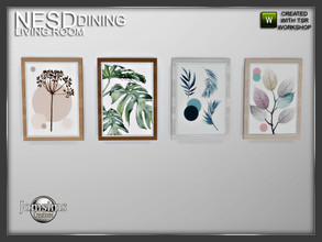 Sims 4 — Nesd dining room wall painting more big 2 by jomsims — Nesd dining room wall painting more big 2