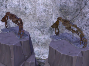 Sims 4 — Sotha Sil's Left Arm (Dwemer Robo-arm) Decor by littleladyseraphine — Retextured Robo-arm. 6 swatches.