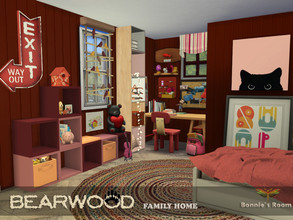Sims 4 — Bearwood - Bonnie's Room by fredbrenny — Bonnie can't wait to be a teen! Momma has other ideas about it. But