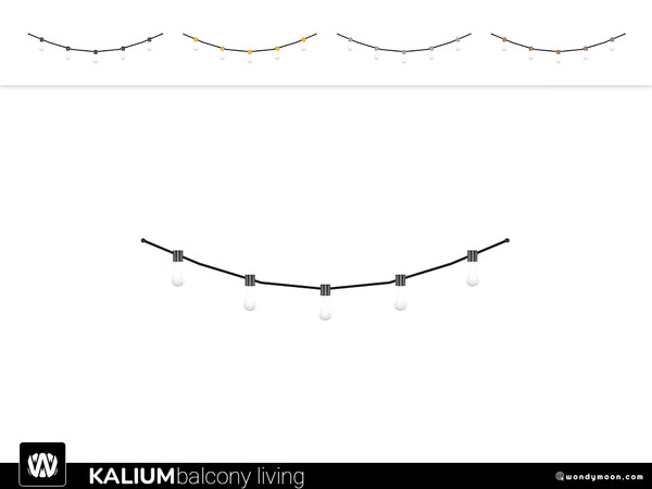 Sims 4 — Kalium Wall Lamp by wondymoon — - Kalium Balcony Living - Wall Lamp - Wondymoon|TSR - Creations'2021