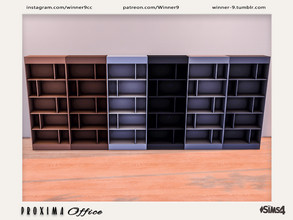 Sims 4 — Proxima Bookshelf by Winner9 — Bookshelf from my Proxima Office, you can find it easy in your game by typing