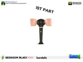 Sims 4 — kardofe_Bedroom BLACKPINK_Lightstick Blackpink by kardofe — Table lamp, is the typical Blink light stick, fans