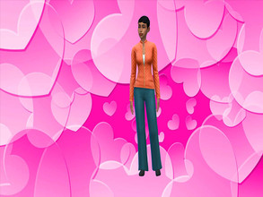 Sims 4 — Valentine Hearts CAS Background by XxThickySimsxX — Custom Background that Replaces the original Sims 4