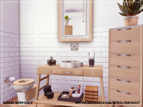 Sims 4 — Isabella - Bathroom 3 by sharon337 — 3 x 3 Room $5,240 Please make sure you download all required Custom Content