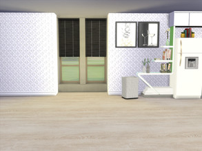 Sims 4 — Apple White Walls by seimar8 — Please find the wall I use in my Apple White set.