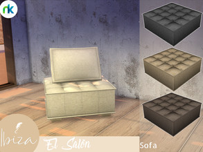 Sims 4 — Nikadema Ibiza El Salon Sofa by nikadema — This is a contemporary boho sofa you can use as a modular one. Look