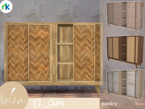 Sims 4 — Nikadema Ibiza El Salon Pantry by nikadema — This pantry can be the perfect complement for your rooms. It is