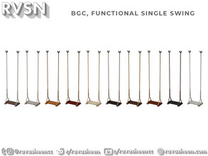 Sims 4 — Rope Single Swing - Patreon Early Access by RAVASHEEN — The Mood Swings series lets sims of all ages swing up,