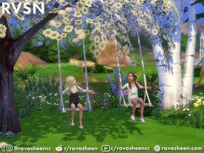 Sims 4 — Mood Swings BGC Swing Set - Patreon Early Access by RAVASHEEN — The Mood Swings series lets sims of all ages