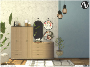 Sims 4 — Frida Hallway by ArtVitalex — - Frida Hallway - ArtVitalex@TSR, Jan 2021 - All objects three has a different