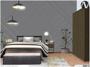 Sims 3 — Zwolle Bedroom by ArtVitalex — - Zwolle Bedroom - ArtVitalex@TSR, Jan 2021 - All objects are recolorable -
