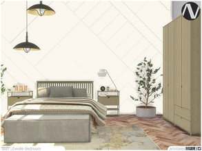 Sims 4 — Zwolle Bedroom by ArtVitalex — - Zwolle Bedroom - ArtVitalex@TSR, Jan 2021 - All objects three has a different