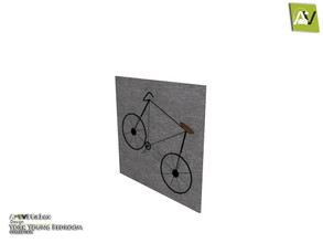 Sims 3 — York Bicycle Wall Decor by ArtVitalex — - York Bicycle Wall Decor - ArtVitalex@TSR, Jan 2021