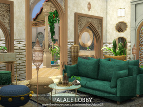 Sims 4 — Palace Lobby by dasie22 — Please, use code bb.moveobjects on before you place the room. Size: 6x8 Value: $ 17055
