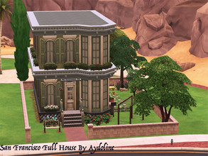 Sims 4 — San Francisco Full House by aydoline — 2 Floor House with 2 Bathrooms and 2 Bedrooms.This house was inspired by