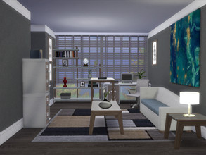Sims 4 — The Home Office by seimar8 — Please find the set creations that make up The Home Office set. Modern and
