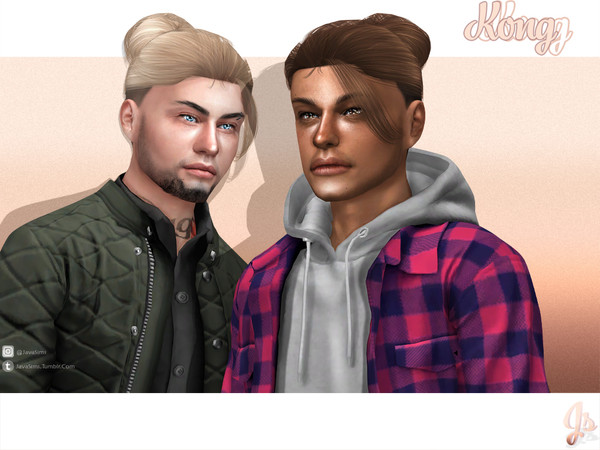 Sims 4 — JavaSims- Kong (Hairstyle) by Mystic Studios — ABOUT ===========================================================