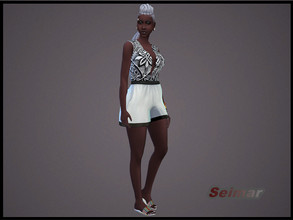 Sims 4 — Adult Female African-Caribbean Jumpsuit by seimar8 — Adult Female African-Caribbean Jumpsuit Get to Work
