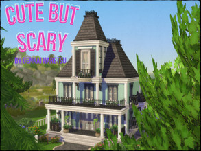 Sims 4 — Cute but Scary by GenkaiHaretsu — Anyone who looks at this charming green Victorian house doesn't expect years