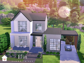 Sims 4 — ELIN Modern Farmhouse by Summerr_Plays — Nestled in the Windebnburg countryside is this modern Scandinavian