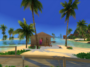 Sims 4 — Little Cabin by 3l0iiiz2 — Hello, A little cabin, lost in the island.. Enjoy :) 