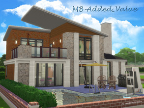 Sims 4 — MB-Added_Value by matomibotaki — Family-friendly house with added value for the whole family. Enough space for
