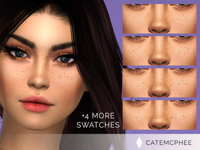 Sims 4 — FR-06 / Mickie Freckles by catemcphee — - 8 different swatches of variation - enjoy :)