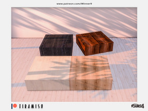 Sims 4 — Tiramisu - Coffee table Patreon by Winner9 — Coffee table from my Tiramisu set, you can find it easy in your