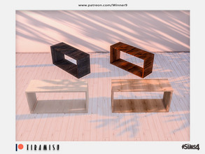 Sims 4 — Tiramisu - End table for ottoman Patreon by Winner9 — End table for ottoman from my Tiramisu set, you can find