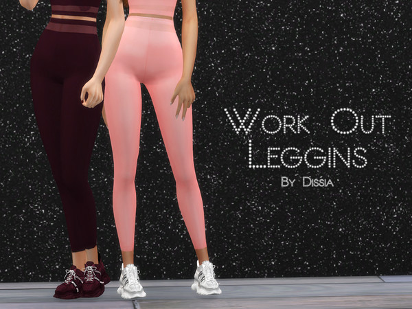 Sims 4 — Work Out Leggins by Dissia — Work Out Leggins 17 swatches Hope you like it :)
