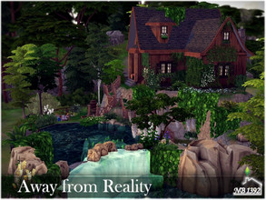 Sims 4 — Away from Reality by nobody13922 — A small cottage, in a secluded place, close to nature, no electricity, no