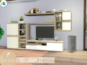 Sims 4 — Nikadema Ibiza El Salon II  by nikadema — The second part of the Ibiza Series El Salon is the TV units for your