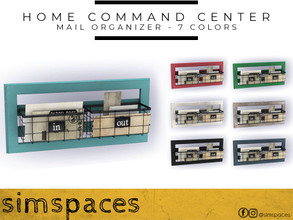Sims 4 — Home Command Center - Mail Organizer by simspaces — That mail just keeps coming in and going out. This is a