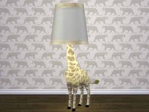 Sims 4 — A Taste Of Africa Giraffe Floor Lamp by seimar8 — A Giraffe Floor Lamp. Part of a Taste Of Africa set. Vintage