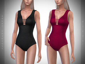 Sims 4 — Amber Swimsuit. by Pipco — 9 Swatches Base Game Compatible New Mesh All Lods Specular and Normal Maps Custom