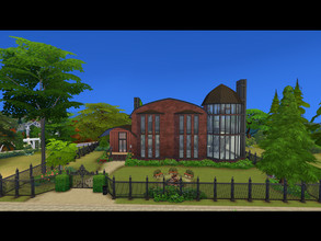 Sims 4 — Mediums Villa by AlolanShiro by AlolanShiro — Alola! I just built this haunted house residential lot on my game!