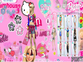 Sims 4 — Custom GirlyBarbie CAS Background by BeABarbie — CAS BACKGROUND made for thesims4 -Just add into your mods