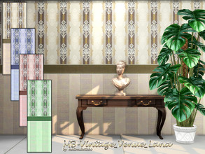 Sims 4 — MB-Vintage_Venue_Lana by matomibotaki — MB-Vintage_Venue_Lana , timeless elegant wallpaper in a classic style ,