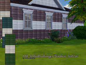 Sims 4 — MB-SolidSiding_Clinker_Set2a by matomibotaki — MB-SolidSiding_Clinker_Set2a, Set 2a of the following 4 matching