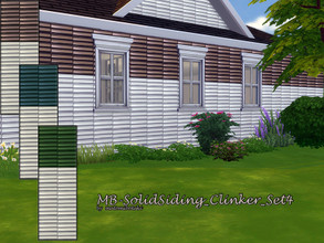 Sims 4 — MB-SolidSiding_Clinker_Set4 by matomibotaki — MB-SolidSiding_Clinker_Set4, Set 4 of the following 4 matching