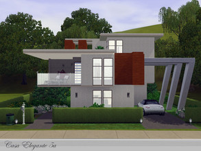 Sims 3 — Casa Elegante 5a by barbara93 — Modern new house is in the neighborhood. Another house from our collection. It