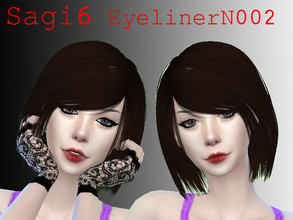 Sims 4 — Eyeliner N002 - Sagi6 by sagi6 — *Base game mesh *Teen to elder *Only females *30 swatches