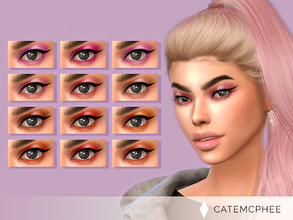 Sims 4 — ES-18 / Cupid Shadow by catemcphee — - 12 swatches - enjoy and happy valentines <3