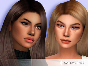 Sims 4 — B-06 / Abby Contour by catemcphee — - 10 swatches with different intensities