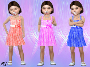 Sims 4 — Cute baby dress by MeuryVidal — A cute dress for your baby to go to parties for.