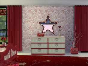 Sims 4 — Be My Valentine Walls by seimar8 — Please find the walls I use in Be My Valentine set. Comes in two swatch