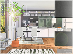 Sims 4 — Yuriko Kitchen by Moniamay72 — Yuriko Kitchen. $ 20585 Size: 9x6 This room is fully equipped. Custom Content was